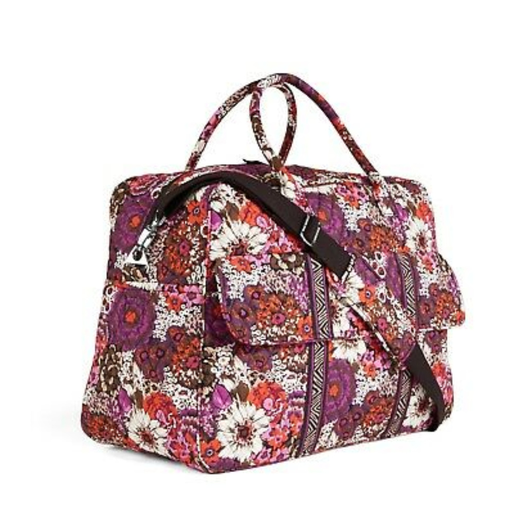 Vera Bradley Grand Traveler in Rosewood - Picture 2 of 4